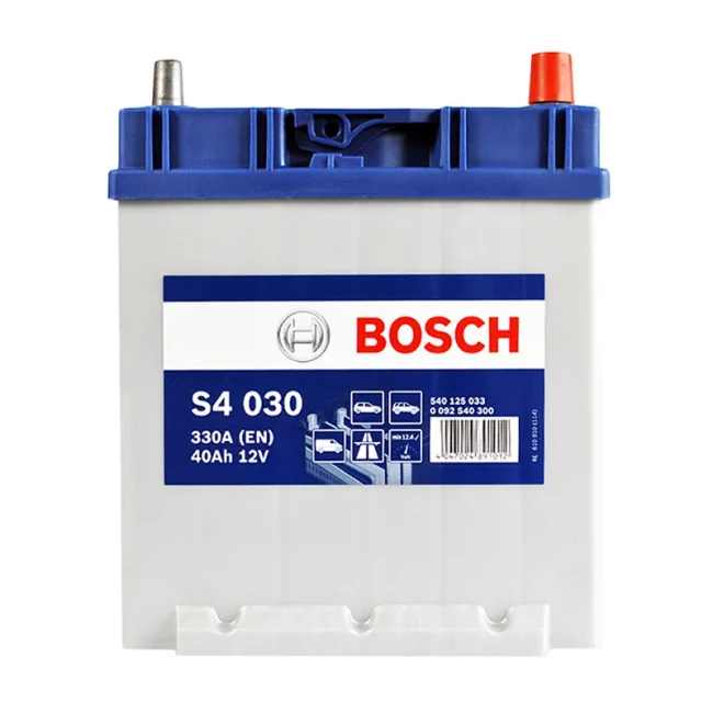 Автомобильный аккумулятор BOSCH S4 030 6CT-40Ah Asia АзЕ (0092S40300)