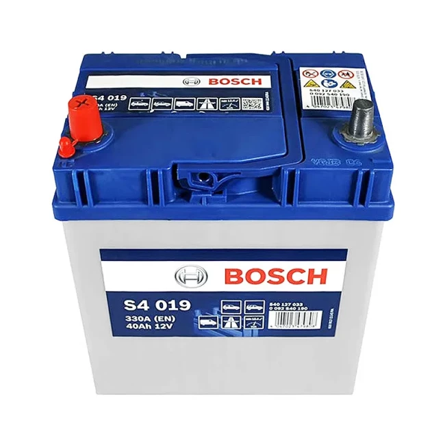Автомобильный аккумулятор BOSCH S4 019 6CT-40Ah Asia Аз (0092S40190)