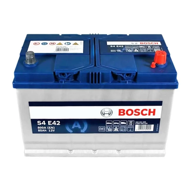 Автомобильный аккумулятор BOSCH S4 E42 6СТ-85Аh Asia АзЕ (0092S4E420)