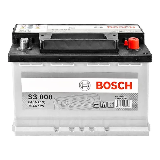 Автомобильный аккумулятор BOSCH S3 008 6CT-70Ah АзЕ (0092S30080)