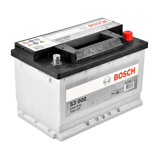 Автомобильный аккумулятор BOSCH S3 008 6CT-70Ah АзЕ (0092S30080)