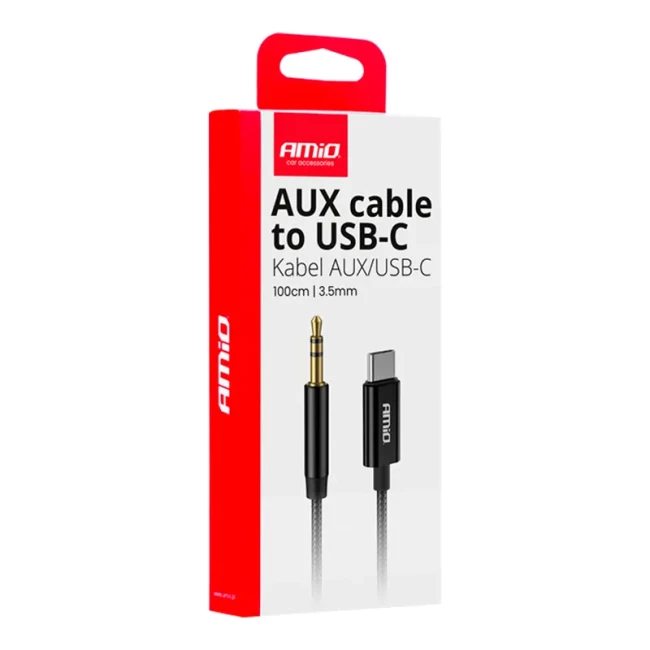 Кабель AMiO USB-C - AUX MINI JACK 3,5мм (04294/042946)