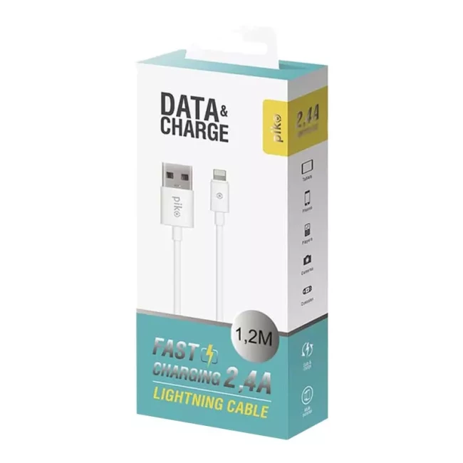 Кабель синхронизации Piko CB-UL11 USB-Lightning 1,2м White (1283126496165)