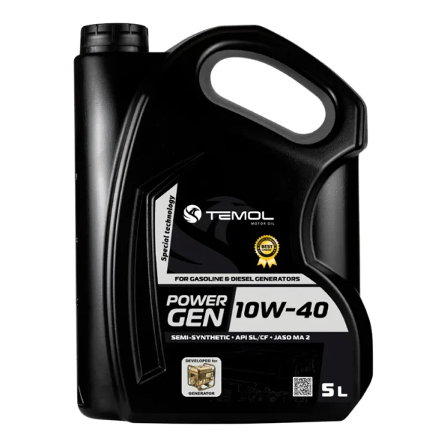 Масло для генератора TEMOL POWER GEN 10W-40 5л