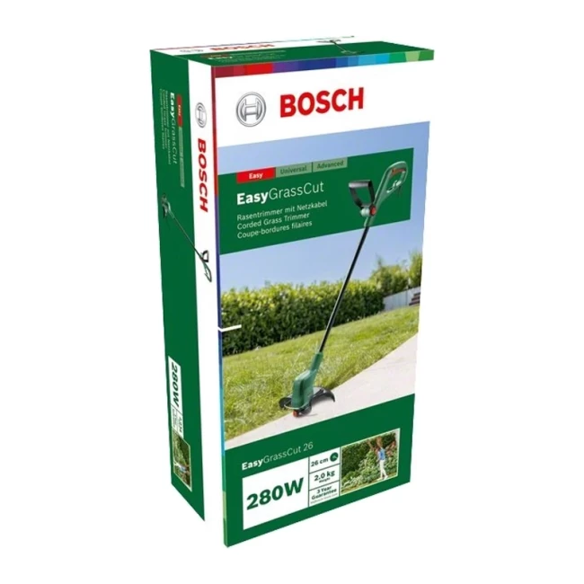 Тример садовий Bosch EasyGrassCut 26 280 Вт 26 см 1.6мм x 4м (0.600.8C1.J01)