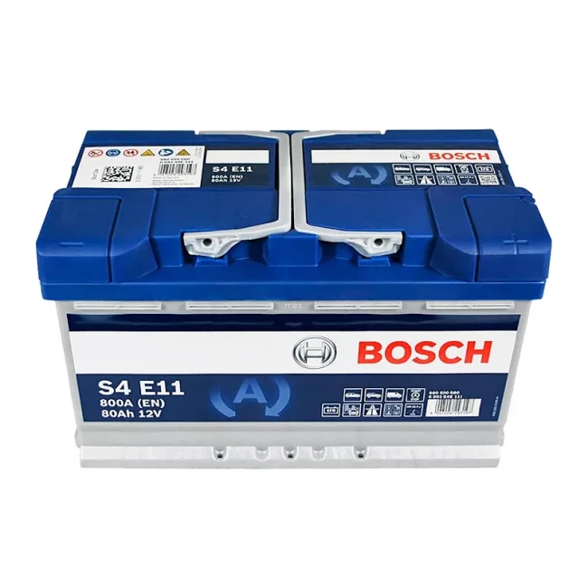 Автомобильный аккумулятор BOSCH S4 E11 6CT-80Ah АзЕ (0092S4E111)