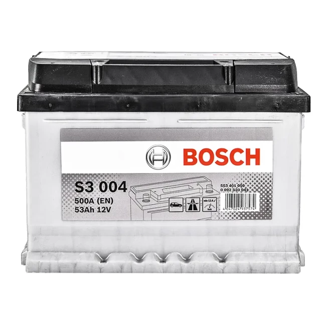 Автомобильный аккумулятор BOSCH S3 004 6CT-53Ah АзЕ (0092S30041)