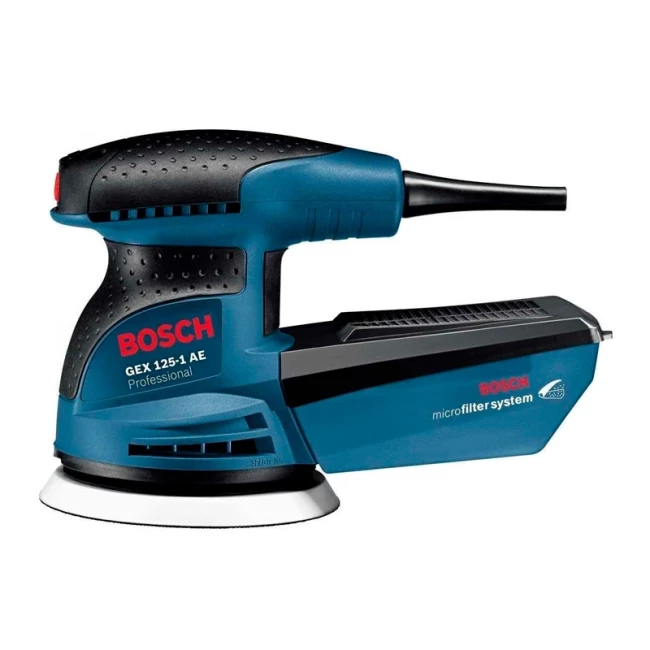 Шлифмашина эксцентриковая Bosch GEX 125-1 AE 250 Вт 125 мм 7500-12000 об/мин (0.601.387.500)