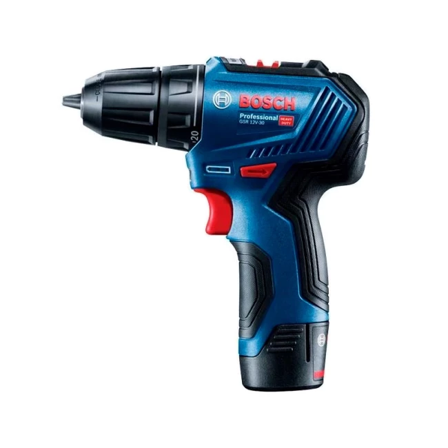 Шуруповерт-дрель Bosch GSR 12V-30 2x2.0 Ач GAL 12V-40 (0.601.9G9.000)