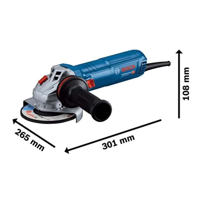 Шліфмашина кутова Bosch GWS 12-125 S (0.601.3A6.020)