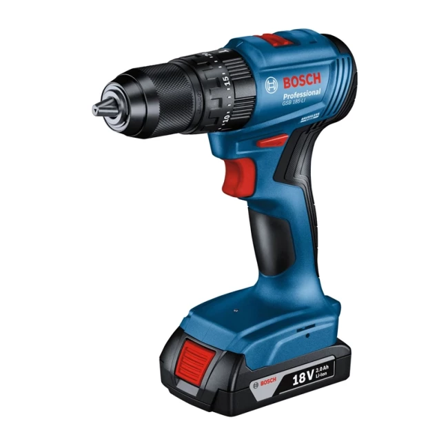 Шуруповерт-дрель Bosch GSB 185-LI 2х2.0 Ah ЗУ GAL 18V-20 (0.601.9K3.100)