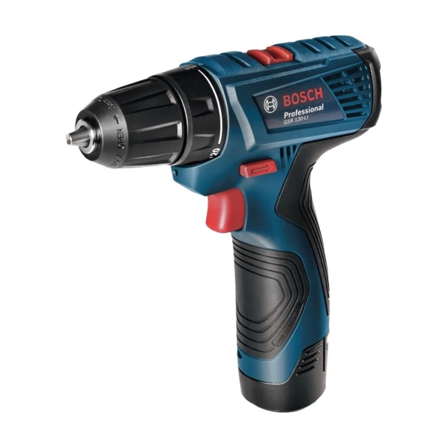 Шурупокрут-дриль Bosch GSR 120-LI + набір біт 11 шт + свердла 12 шт (0.601.9G8.002)