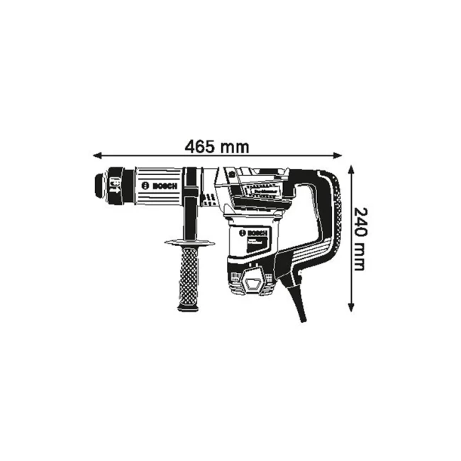 Отбойный молоток Bosch GSH 501 1100 Вт 7.5 Дж (0.611.337.020)
