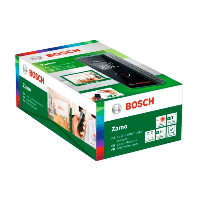 Дальномер лазерный Bosch Zamo ± 3 мм 0.15 – 20 м (0.603.672.700)