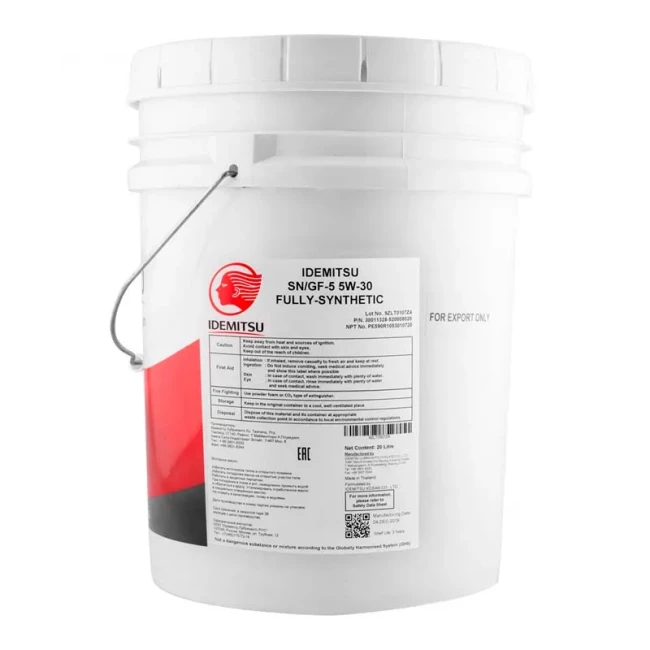 Моторное масло Idemitsu SN/GF-5 5W-30 20л (30011328-520000020)