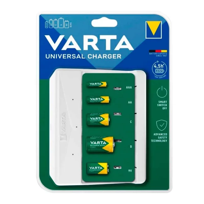 Зарядний пристрій Varta Universal Charger (57658101401)