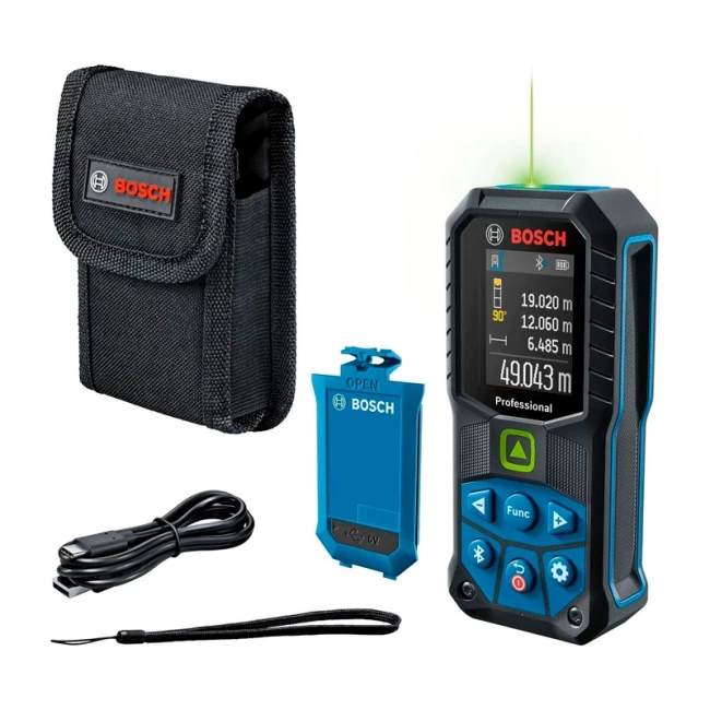 Дальномер лазерный Bosch GLM 50-27 CG аккумуляторный ±1.5 мм 0.05-50 м IP65 (0.601.072.U01)