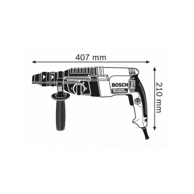 Перфоратор Bosch GBH 2-26 DFR 800 Вт 2.7 Дж (0.611.254.768)