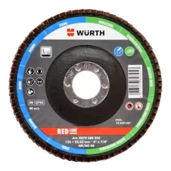 Круг лепестковый DOMED-BR22,23-G40-D125 RED LINE