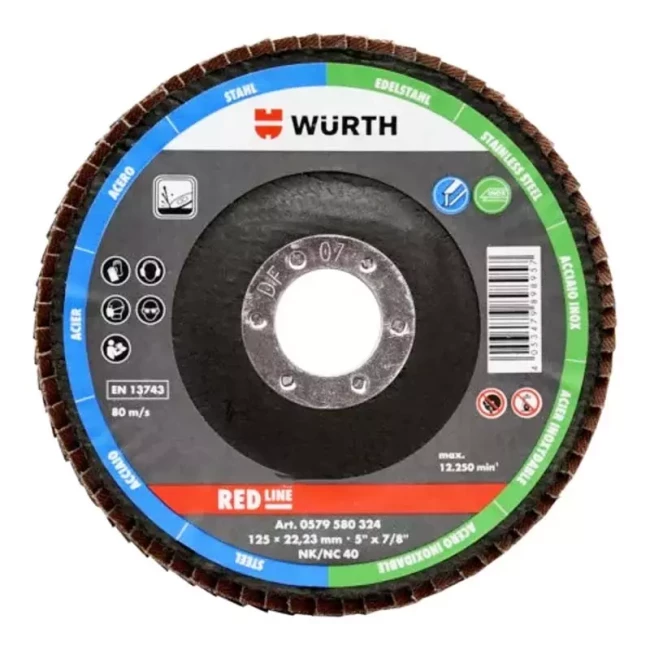 Круг лепестковый DOMED-BR22,23-G40-D125 RED LINE (0579580324) Круг лепестковый DOMED-BR22,23-G40-D125 RED LINE (0579580324)