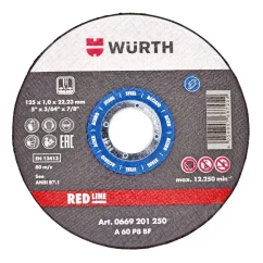 Круг отрезной для стали RED LINE, 125x1.0мм
