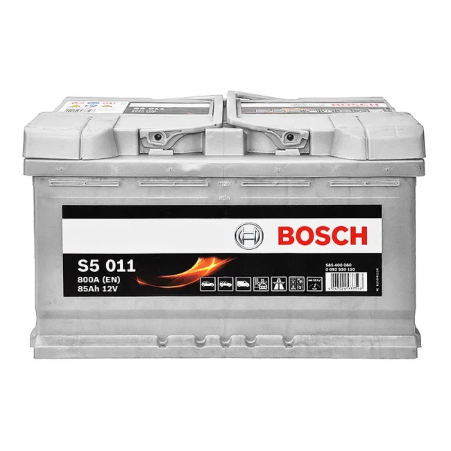 Автомобільний акумулятор BOSCH S5 011 6CT-85Ah АзЕ (0092S50110)