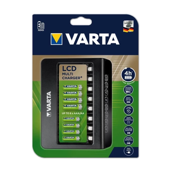 Зарядний пристрій Varta LCD Multi Charger Plus (57681101401) Зарядний пристрій Varta LCD Multi Charger Plus (57681101401)