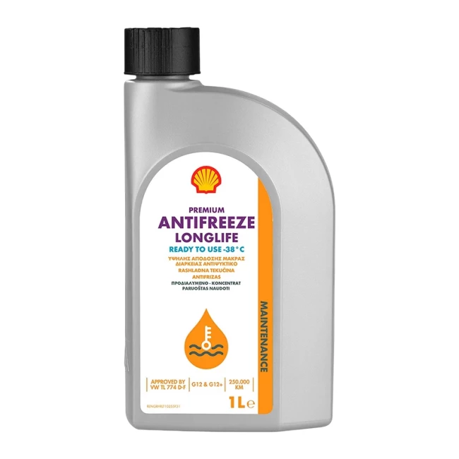 Антифриз Shell Premium Antifreeze Longlife Ready to use 774 D-F, 1л (ТОВ-У511338)