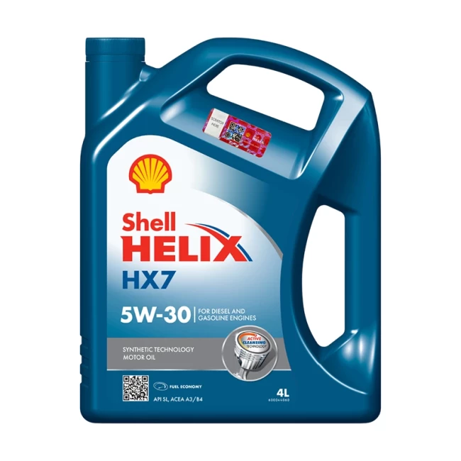 Моторна олива Shell Helix HX7 5W-30, 4л (ТОВ-У503465)