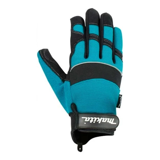 Рукавички робочі Makita чорно-блакитні (988000708)