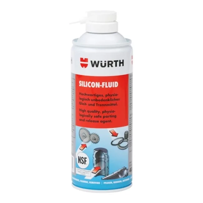 Силиконовая смазка WURTH SILICON FLUID 400 мл (0893221000)