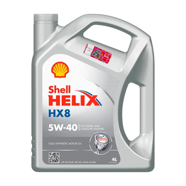 Моторное масло Shell Helix HX8 Synthetic 5W-40, 4 л (ТОВ-У002665)