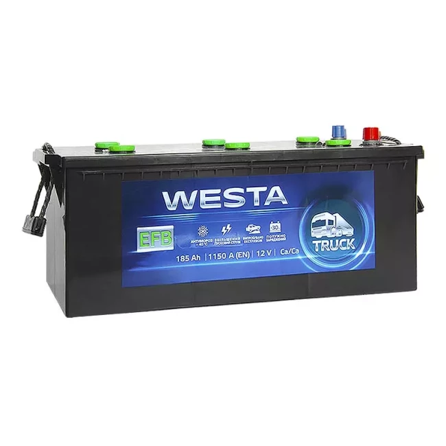 Грузовой аккумулятор WESTA 6CT-185Ah EFB Аз (WEFB185) Грузовой аккумулятор WESTA 6CT-185Ah EFB Аз (WEFB185)