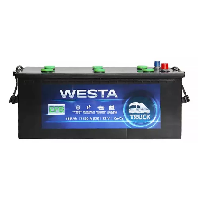 Грузовой аккумулятор WESTA 6CT-185Ah EFB Аз (WEFB185)