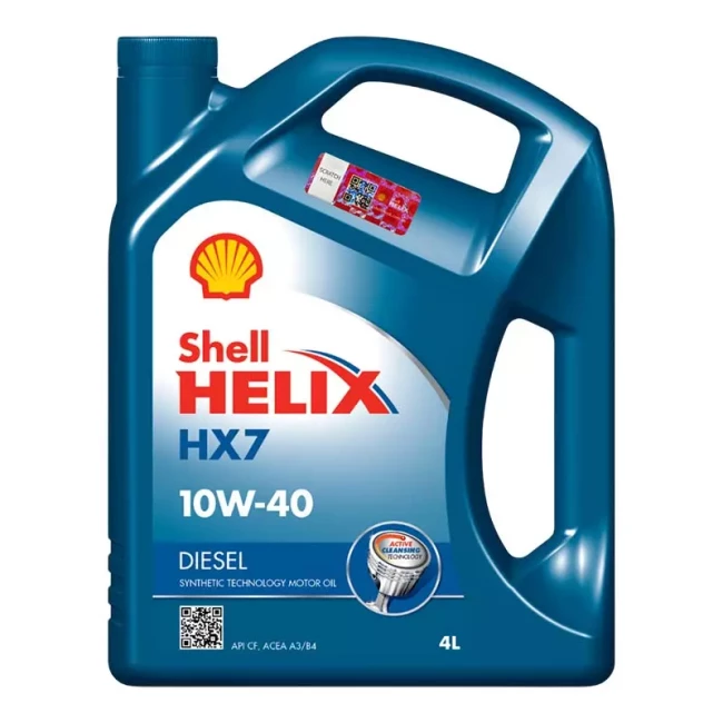 Моторна олива Shell Helix Diesel HX7 10W-40, 4л (ТОВ-У001592)