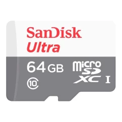 Карта пам'яті SanDisk microSD 64GB C10 UHS-I R100MB/s Ultra