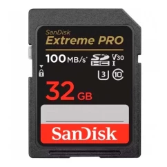 Карта памяти SanDisk SD 32GB C10 UHS-I U3 R100/W90MB/s Extreme Pro V30 (SDSDXXO-032G-GN4IN)