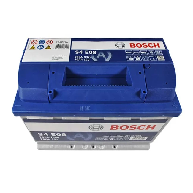 Автомобільний акумулятор BOSCH S4 E08 6CT-70Ah АзЕ (0092S4E081)