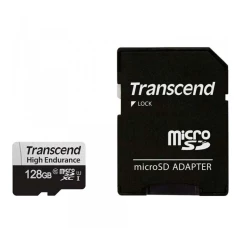 Карта памяти Transcend microSD 128GB C10 UHS-I U1 High Endurance