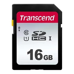 Карта памяти Transcend SD 16GB C10 UHS-I R95/W10MB/s (TS16GSDC300S)