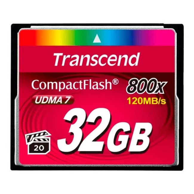 Карта пам'яті Transcend CF 32GB 800X (TS32GCF800) Карта пам'яті Transcend CF 32GB 800X (TS32GCF800)