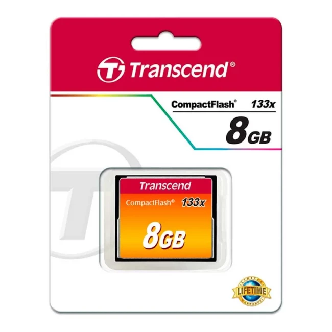 Карта памяти Transcend CF 8GB 133X (TS8GCF133)