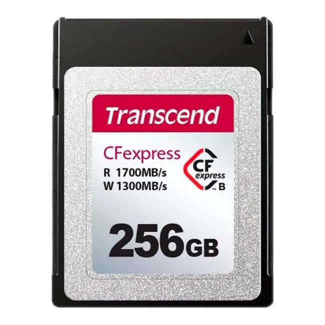 Карта памяти Transcend CFexpress 256GB Type B R1700/W1300MB/s (TS256GCFE820)