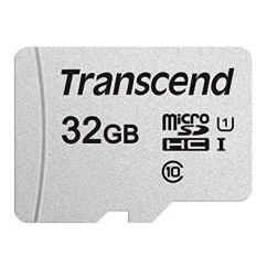 Карта пам'яті Transcend microSD 32GB C10 UHS-I R100/W20MB/s + SD