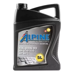 Трансмиссионное масло Alpine Gear Oil TDL GL-4/GL-5 80W-90 5л (0725-5)