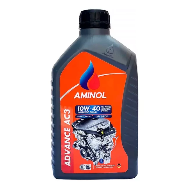 Моторное масло AMINOL Advance AC3 10W-40 1 л (AM164949) Моторное масло AMINOL Advance AC3 10W-40 1 л (AM164949)