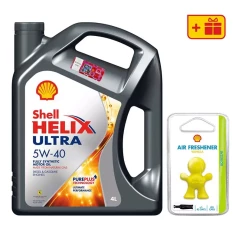 Моторное масло Shell Helix Ultra 5W-40 4л + освежитель Little Joe