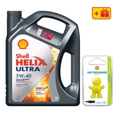 Моторное масло Shell Helix Ultra 5W-40 5л + освежитель Little Joe