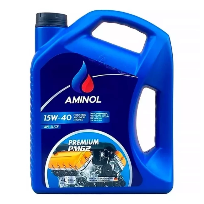 Моторное масло AMINOL Premium PMG2 15W-40 4 л (AM181608)