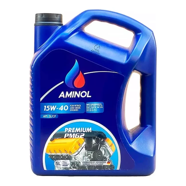 Моторное масло AMINOL Premium PMG2 15W-40 5 л (AM181610)